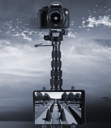 Hochstativ Fotomast aus Carbon Material