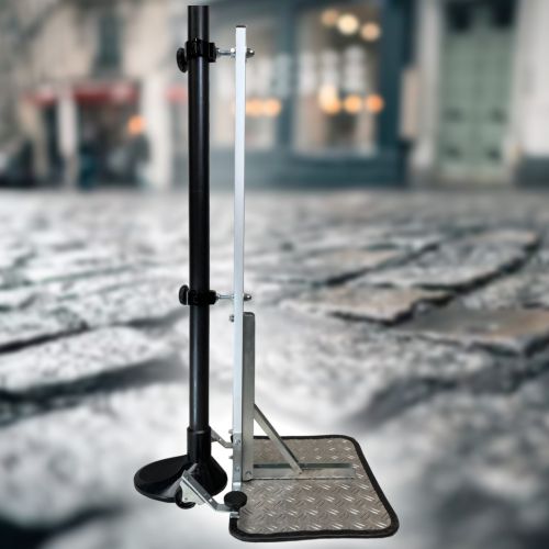 Klappbare Aluminiumplattform für Monopod