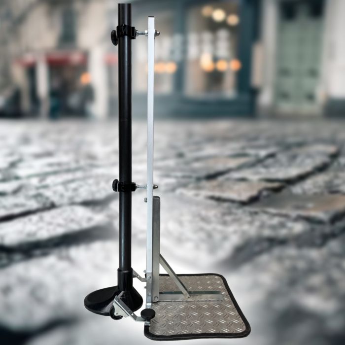 Klappbare Aluminiumplattform für Monopod